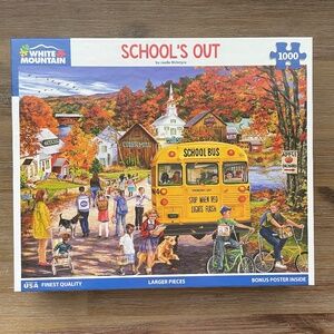 White Mountain Puzzle - School's Out - 1000 pcs